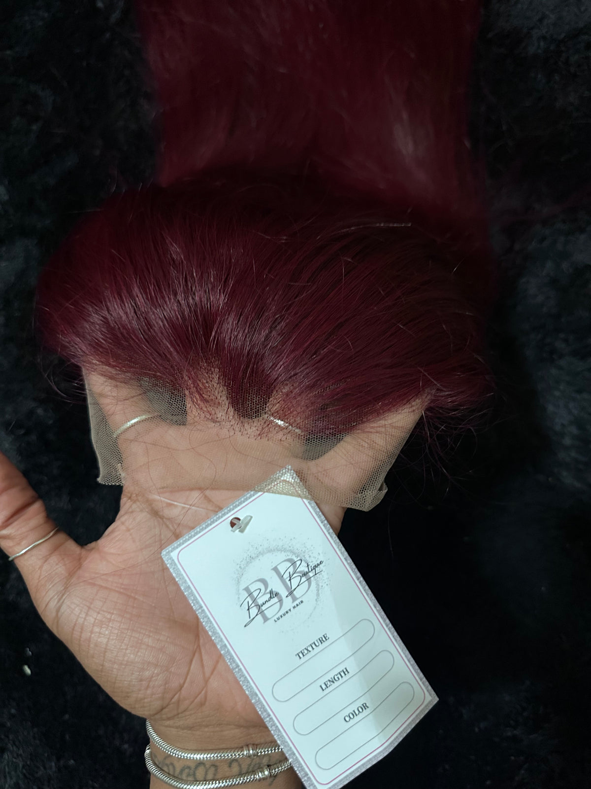 99J Burgundy - HD Lace Wig 200% density