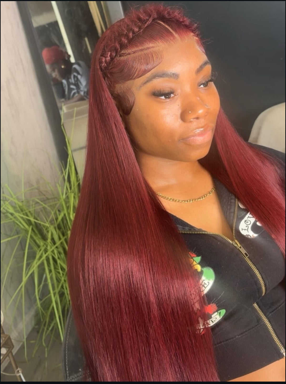 99J Burgundy - HD Lace Wig 200% density
