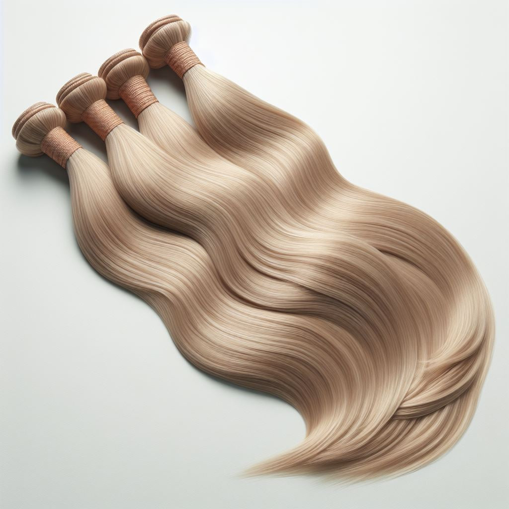(Miss Lovely) Triple the Blonde (3 Bundles): 613 Hair Bundle Deal